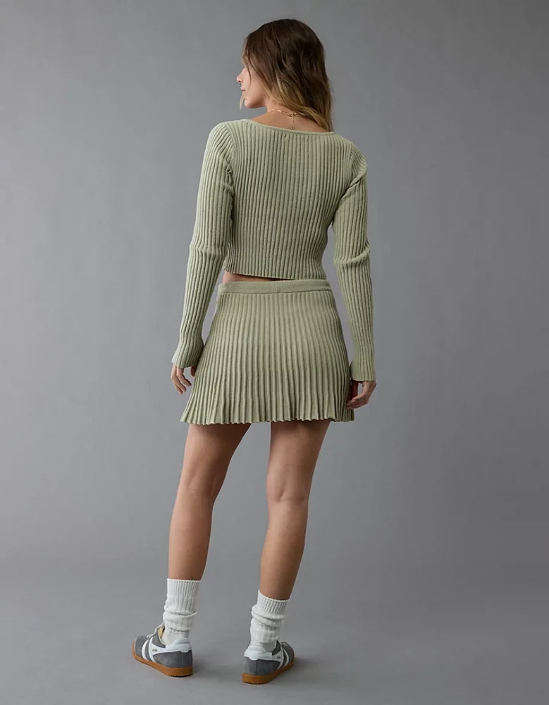AE V-Neck Chenille Sweater