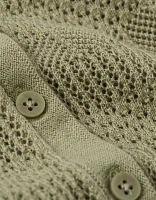 Cardigan à encolure en V motif pointelle AE