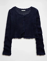 AE Open Stitch Cardigan