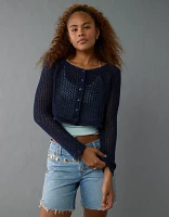 AE Open Stitch Cardigan