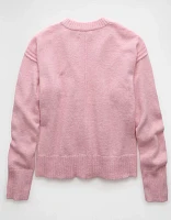 AE Whoa So Soft Heart Crew Neck Sweater