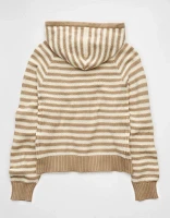 AE Cropped Cotton Hoodie