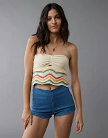 Bustier tube court au crochet à chevrons Fierté AE