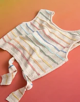 Débardeur court en tricot noué au dos Fierté AE