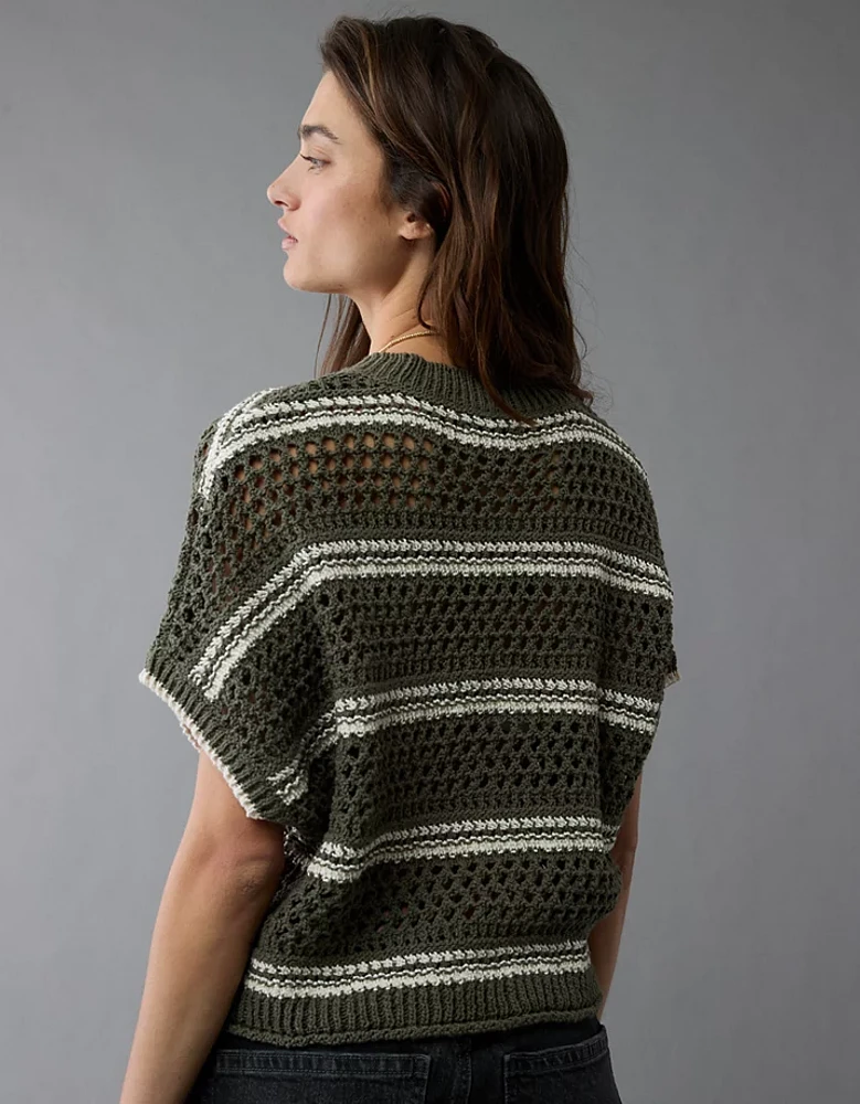 AE Cropped Sweater T-Shirt