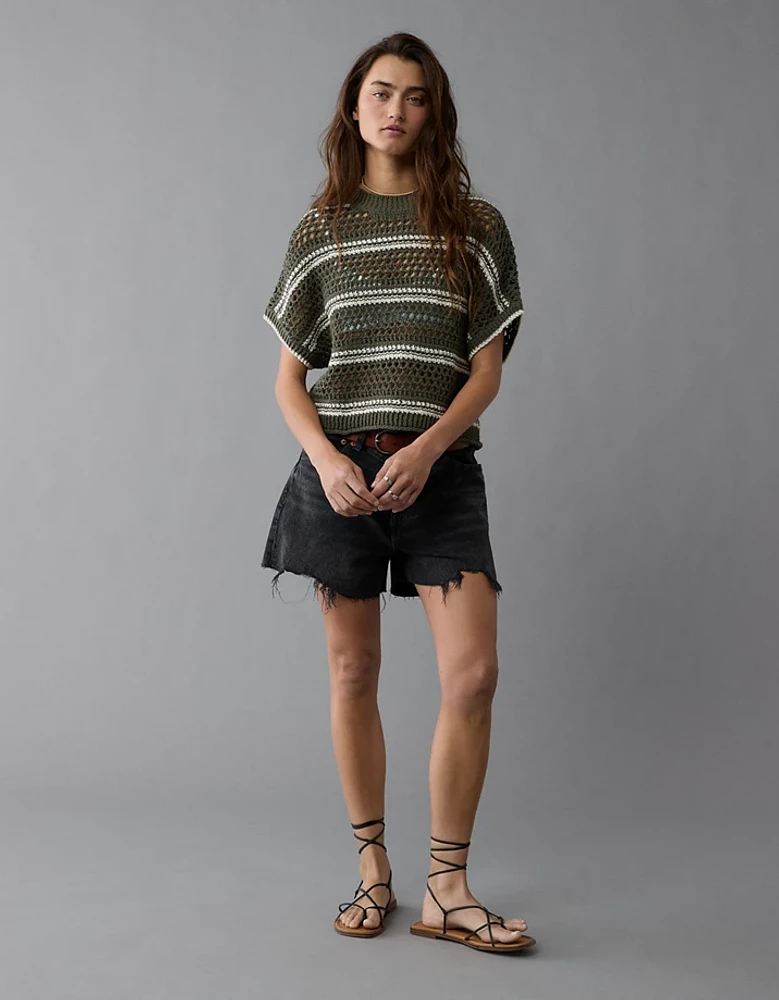 AE Cropped Sweater T-Shirt