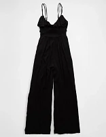 AE Ruffle Wide-Leg Jumpsuit