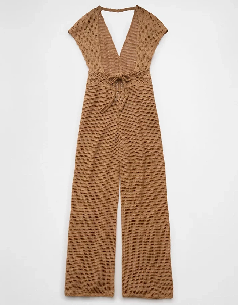 Combinaison-pantalon crochetée AE