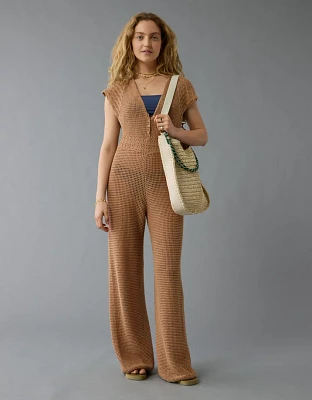 Combinaison-pantalon crochetée AE