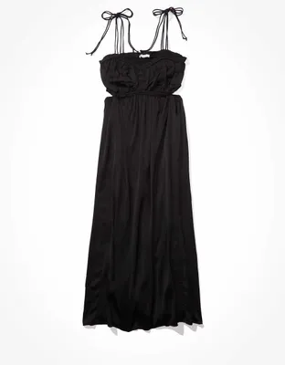 AE Silky Ruched Midi Dress
