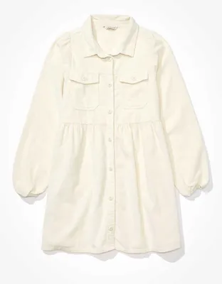 AE Corduroy Popover Mini Dress
