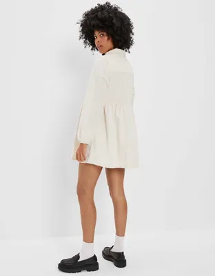 AE Corduroy Popover Mini Dress