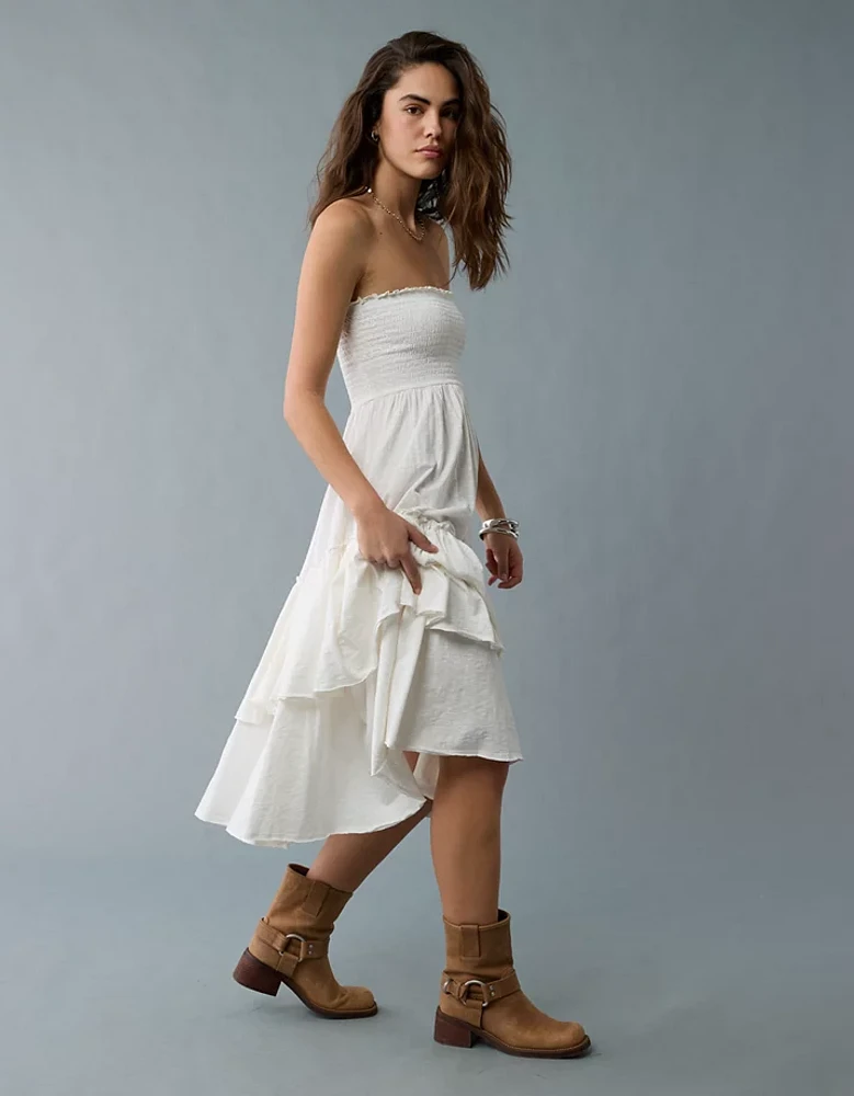 Robe mi-longue convertible en tricot Vive le soleil AE