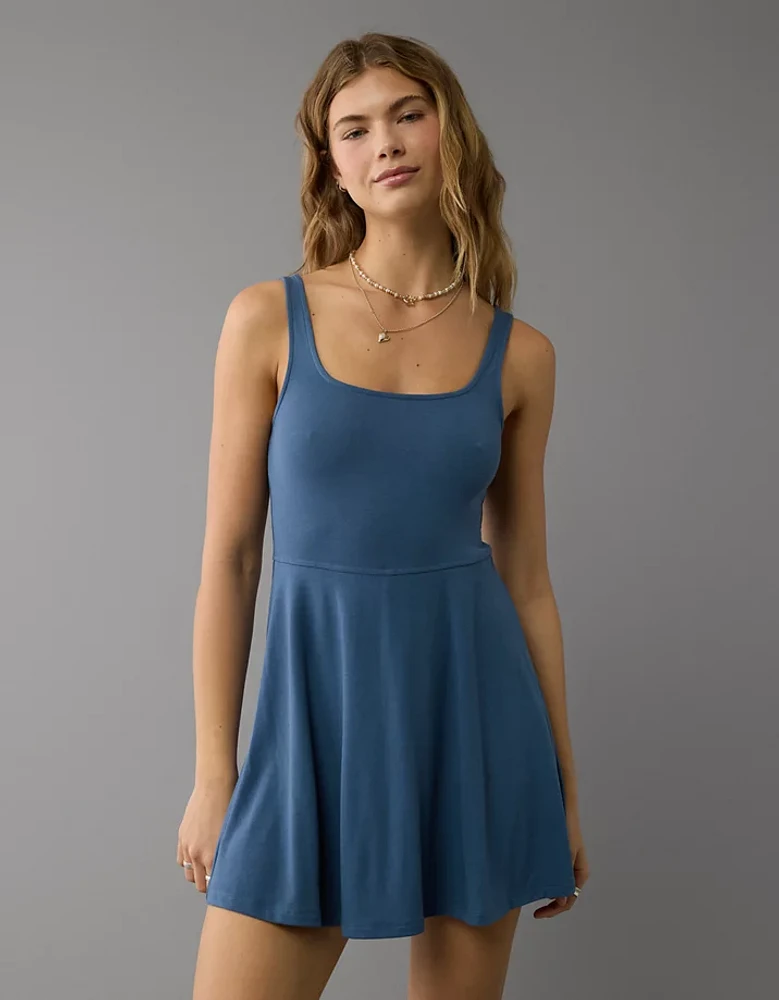 AE Knit Fit & Flare Mini Skort Dress