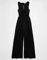 AE Smocked V-Neck Jumpsuit