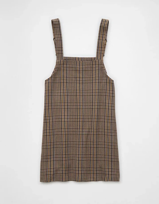 AE Plaid Pinafore Dress | Liberty Center