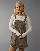 AE Plaid Pinafore Dress