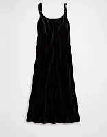 AE Velvet Midi Dress