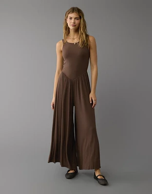 AE Soft & Sexy High Neck V-Waist Jumpsuit