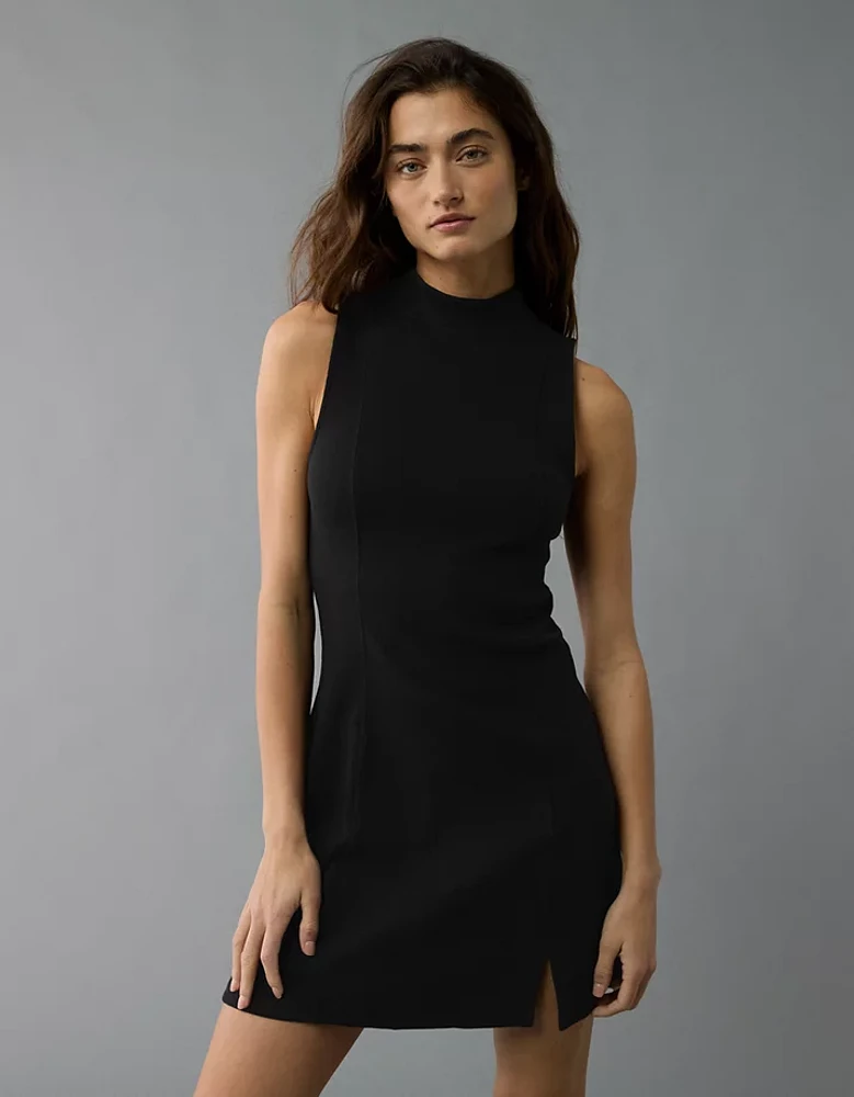 AE It Knit Mock Neck Mini Dress