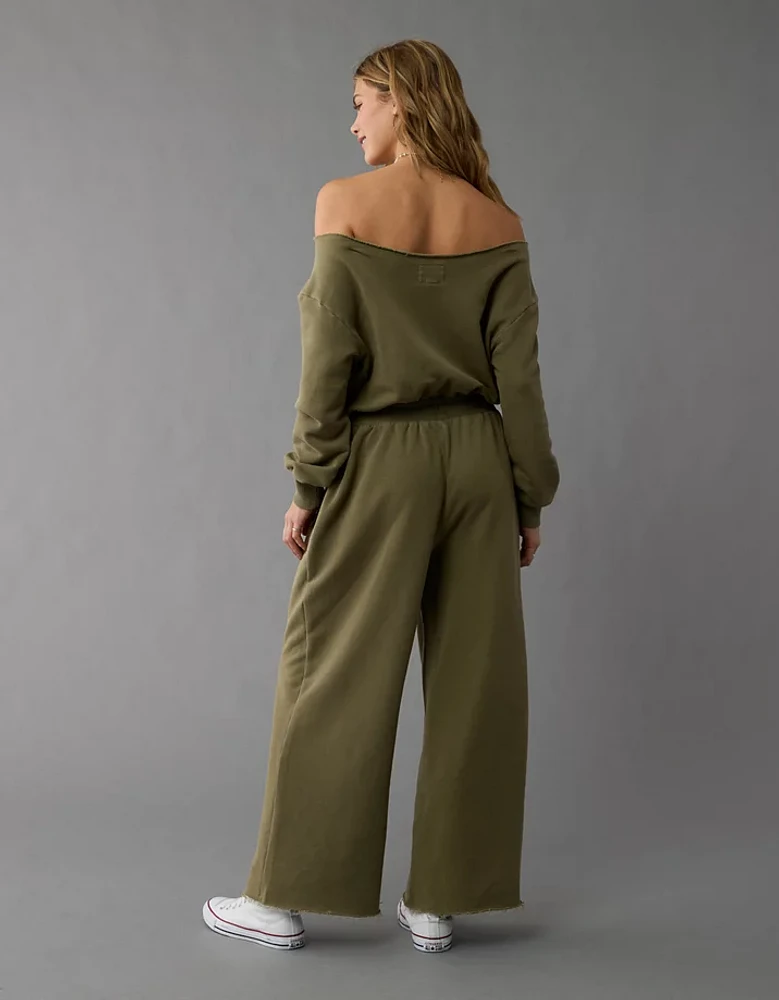 AE Off-The-Shoulder Lounge Jumpsuit