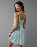Minirobe en tricot à taille empire AE