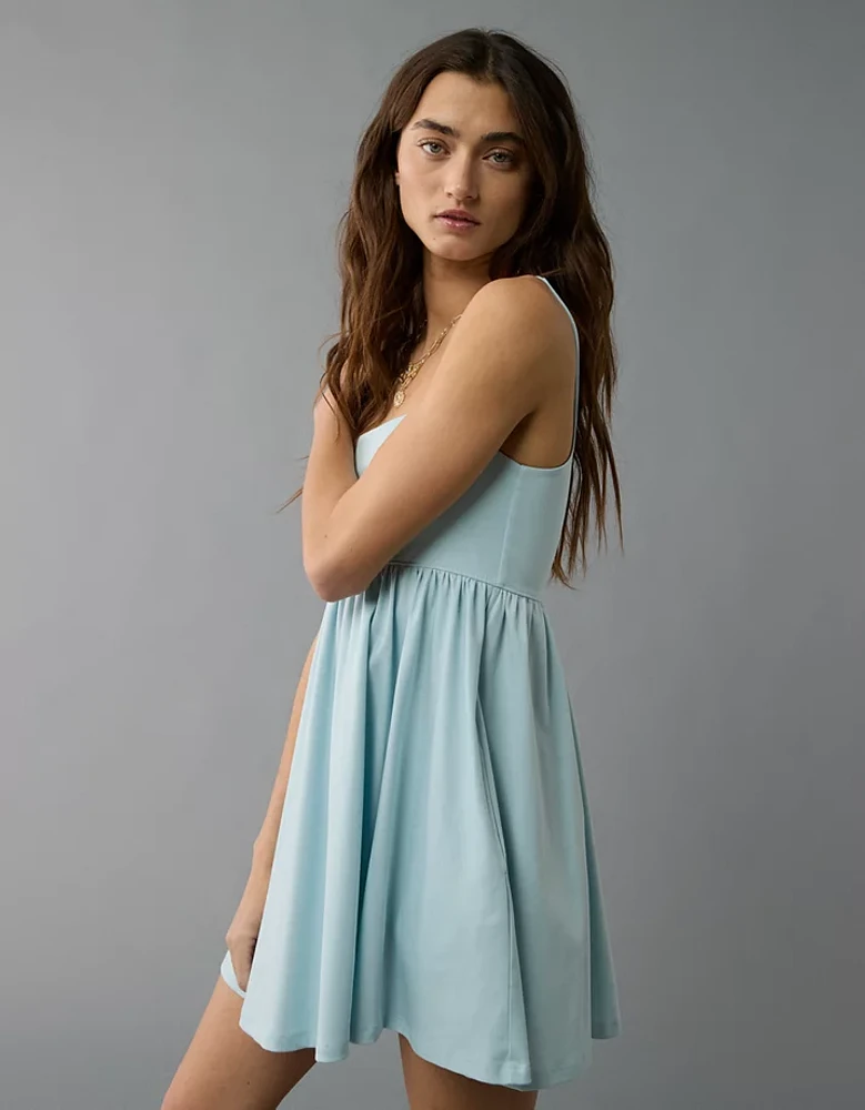 Minirobe en tricot à taille empire AE