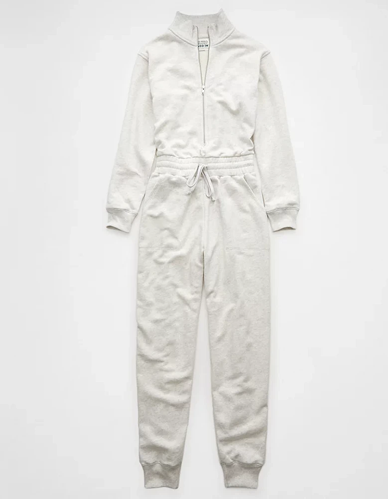 AE Collared Terry Jumpsuit