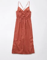 AE Button-Up Midi Dress