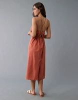 AE Button-Up Midi Dress