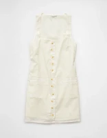 AE Square Neck Button-Up Mini Dress