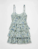 AE Lace Ruffle Tiered Mini Dress