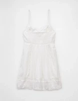 AE V-Neck Pintuck Mini Dress