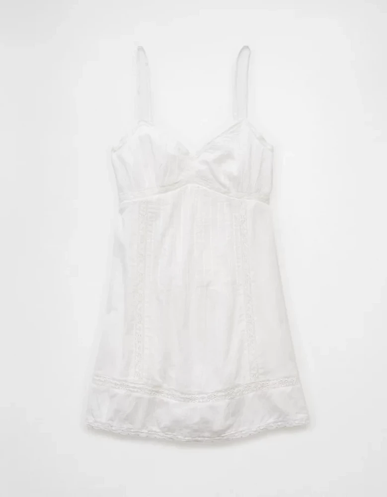 AE V-Neck Pintuck Mini Dress