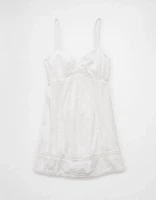 AE V-Neck Pintuck Mini Dress
