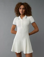 AE Short-Sleeve Polo Mini Dress