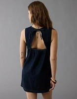 AE Denim Mini Shift Dress