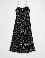 AE Polka Dot Midi Slip Dress