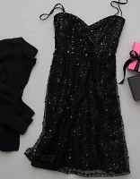 AE Sequin Mini Slip Dress