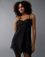 AE Sequin Mini Slip Dress