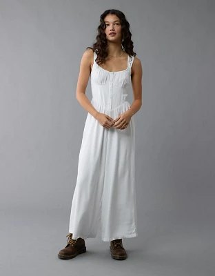 Combinaison-pantalon de style corset à taille en V AE