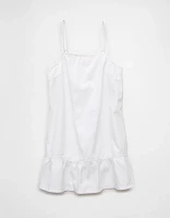 Minirobe tube à volants en denim AE