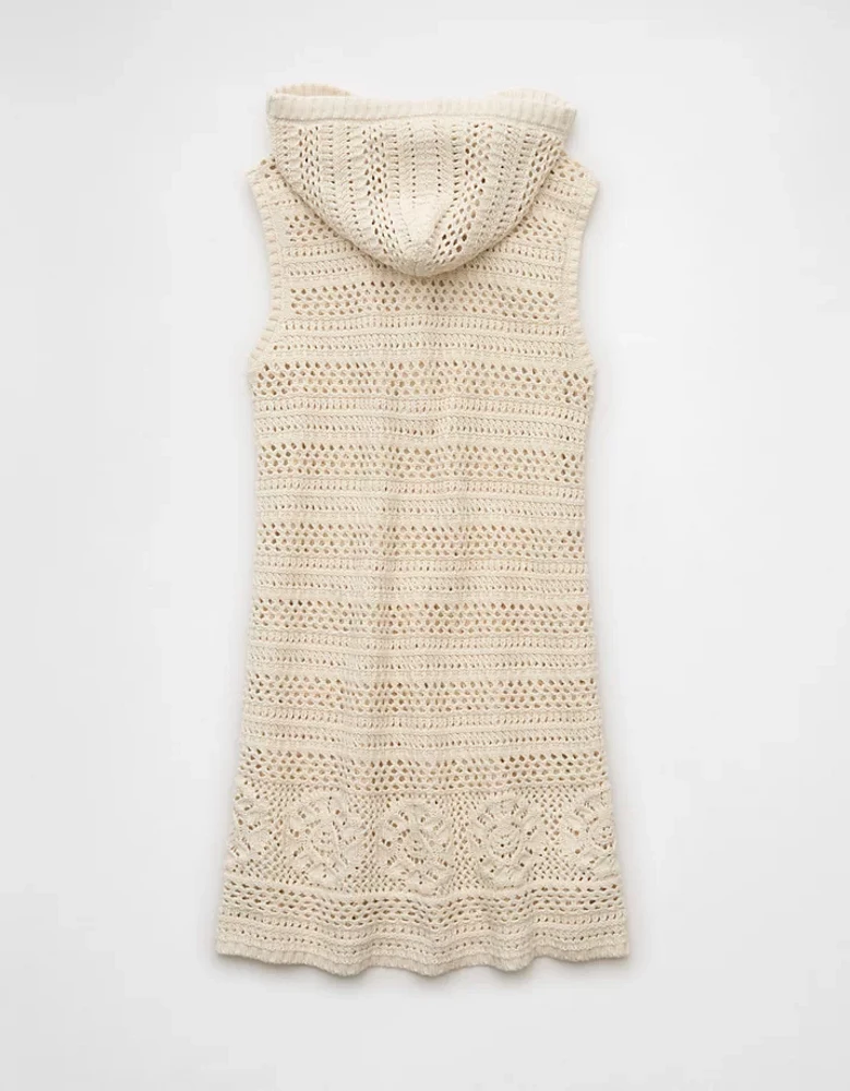 Minirobe au crochet à capuchon AE