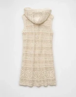 Minirobe au crochet à capuchon AE