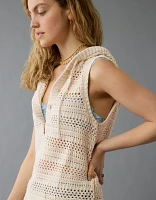 Minirobe au crochet à capuchon AE