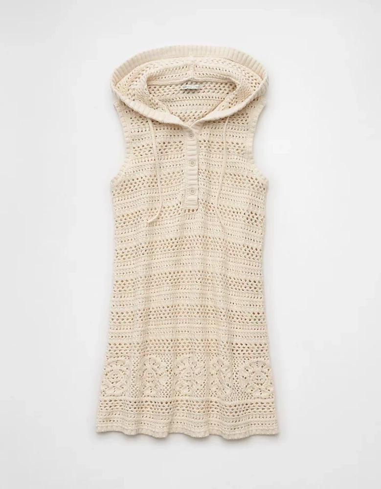 Minirobe au crochet à capuchon AE
