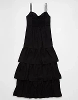 AE Drop Waist Tiered Maxi Dress