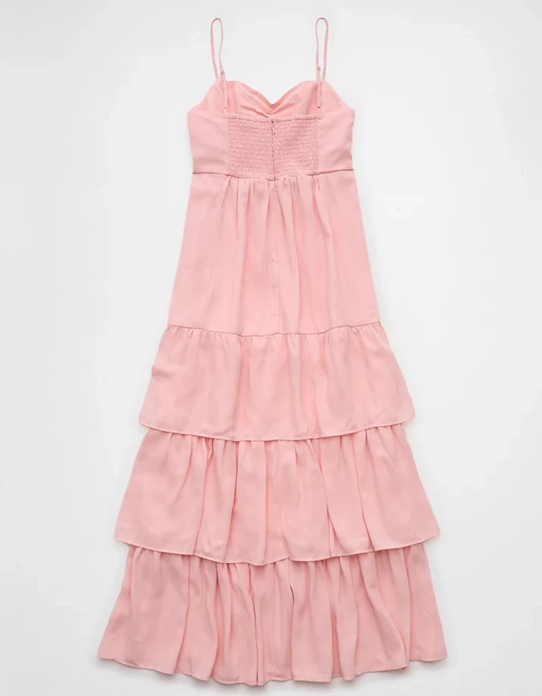AE Drop Waist Tiered Maxi Dress