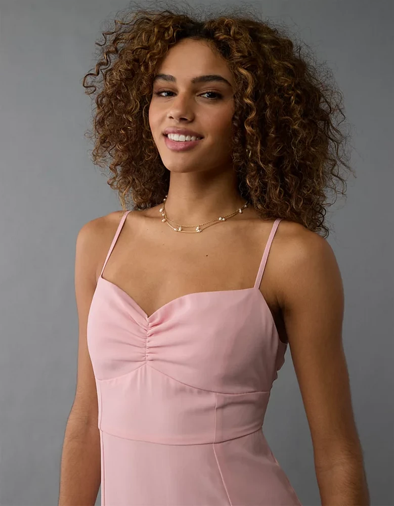 AE Drop Waist Tiered Maxi Dress