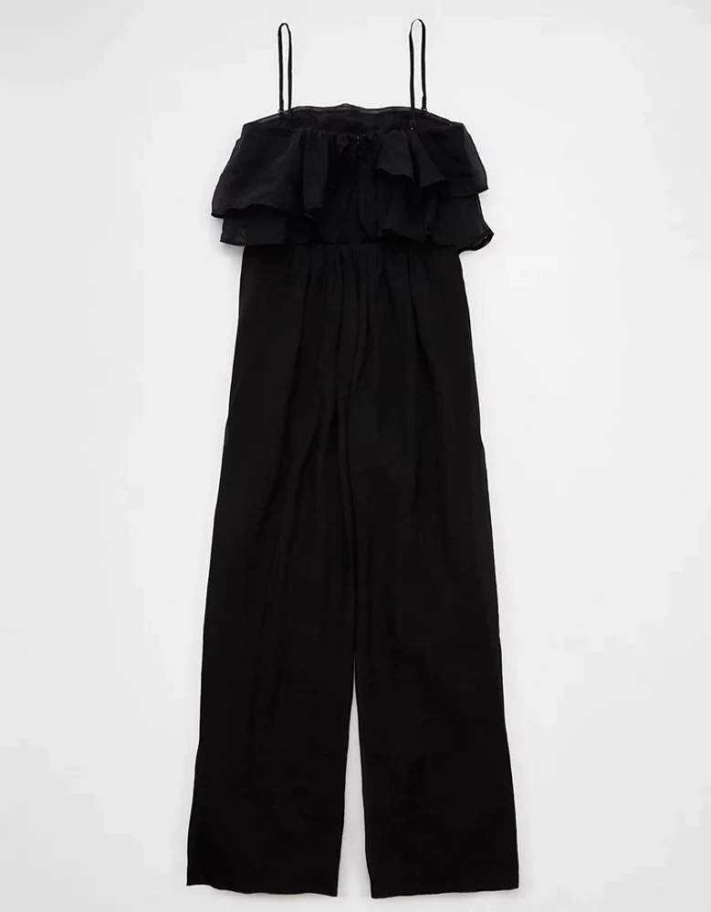 AE Strapless Ruffle Jumpsuit